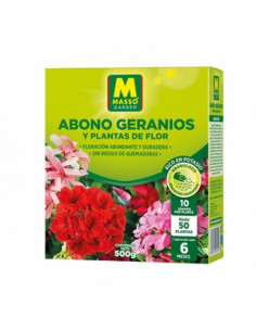 ABONO GERANIOS Y PLANTAS DE FLOR 500G