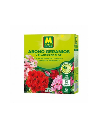ABONO GERANIOS Y PLANTAS DE FLOR 500G