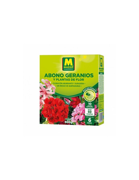 ABONO GERANIOS Y PLANTAS DE FLOR 500G