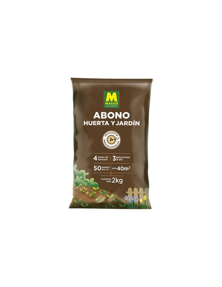 ABONO HUERTA Y JARDIN EN BOLSA 2KG