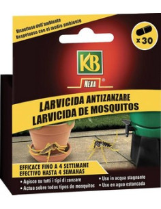 KB NEXA LARVICIDA DE MOSQUITOS 30 CAPSULA