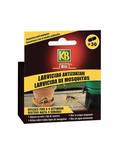 KB NEXA LARVICIDA DE MOSQUITOS 30 CAPSULA